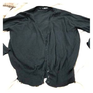 Lara Knit black button down cardigan. NWOT